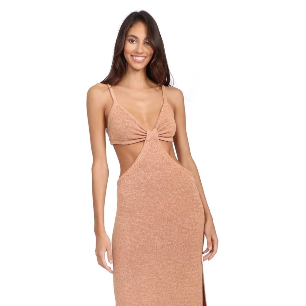 NWT Mixology Knit Cut out Maxi Dress